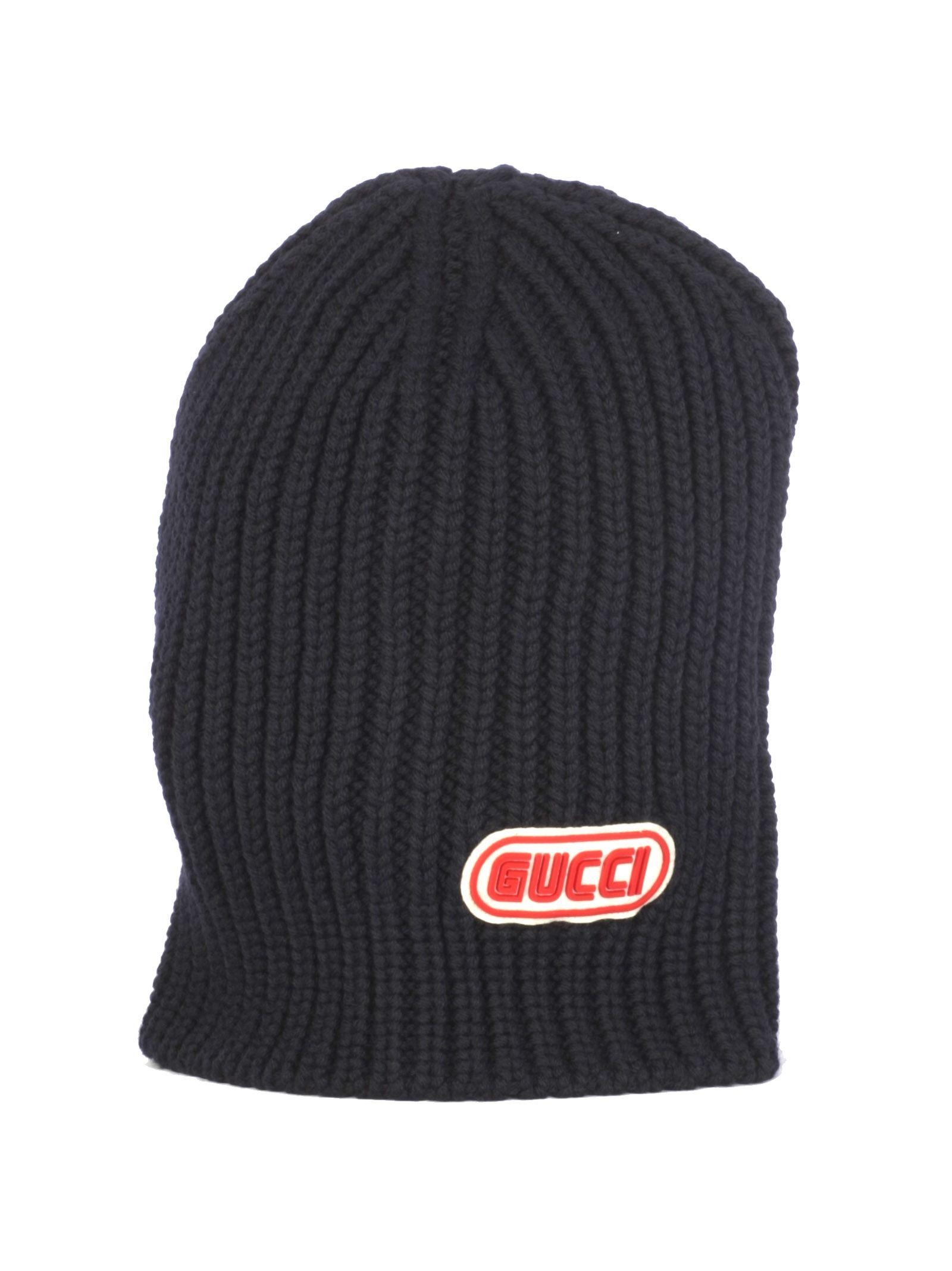 gucci logo beanie