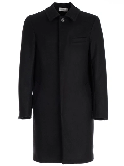 Shop Faith Connexion Buttoned Coat In Black