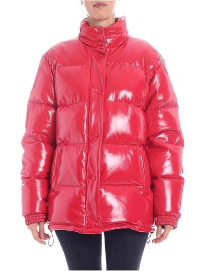Shop Alberta Ferretti - Down Jacket In Red