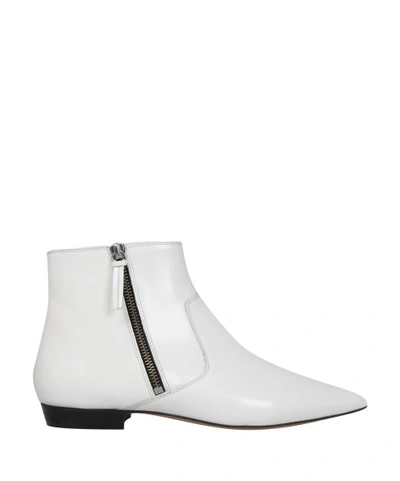 Shop Isabel Marant Dawie Ankle Boot In Bianco