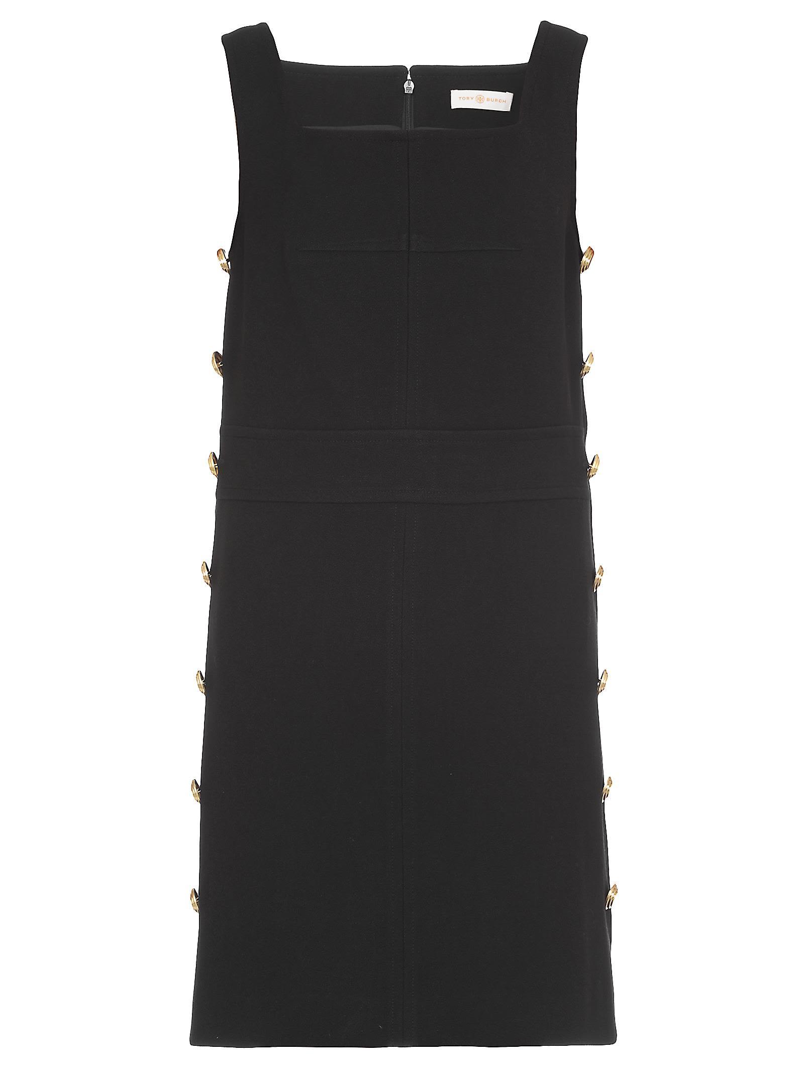 tory burch side button shift dress