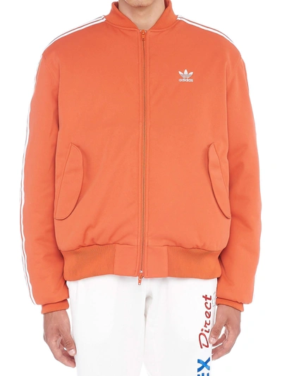 Shop Adidas Originals 'ma1' Jacket In Orange