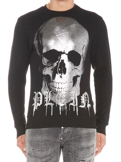 Shop Philipp Plein 'skull' Sweatshirt In Black
