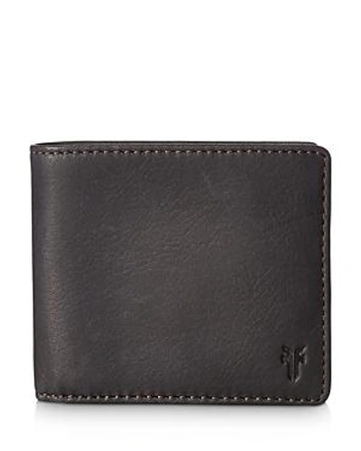 Shop Frye Oliver Leather Bifold Wallet In Slate
