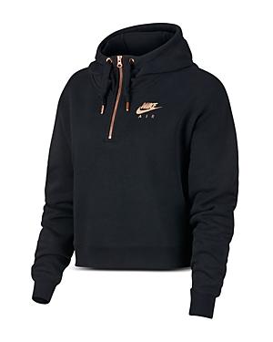 nike black and rose gold hoodie