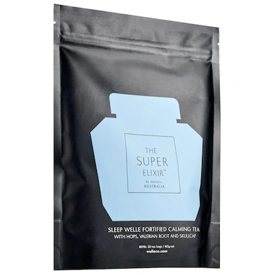 Shop Welleco Sleep Welle Fortified Calming Tea Refill 50 Tea Bags
