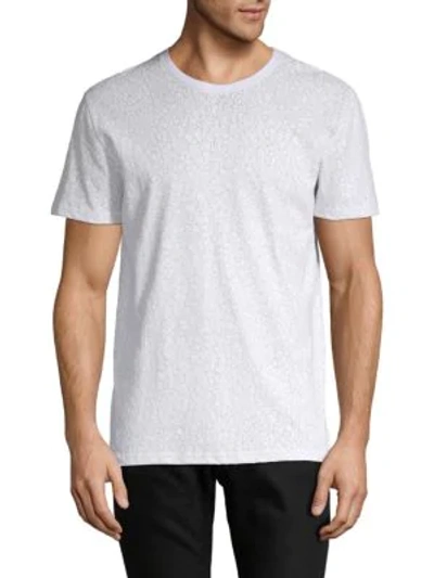 Shop Elevenparis Men's Gatrik Crewneck T-shirt In White