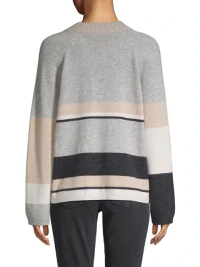 Shop Naadam Eunomia Colorblock Cashmere Sweater In Rose