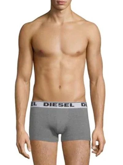 Shop Diesel Umbx Kory 3-pack Boxer Briefs In Blue Red Blue