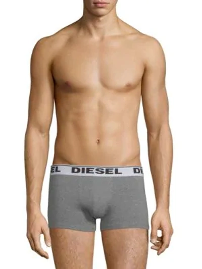 Shop Diesel Umbx Kory 3-pack Boxer Briefs In Green Red