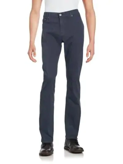 Shop Ag Graduate Slim Straight-fit Jeans In Blue