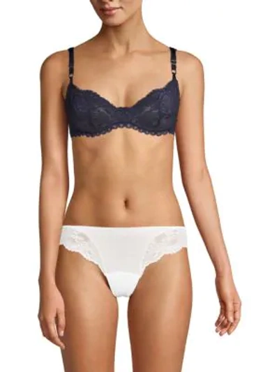 Shop Stella Mccartney Bella Admiring Underwire Bra In Night Sky