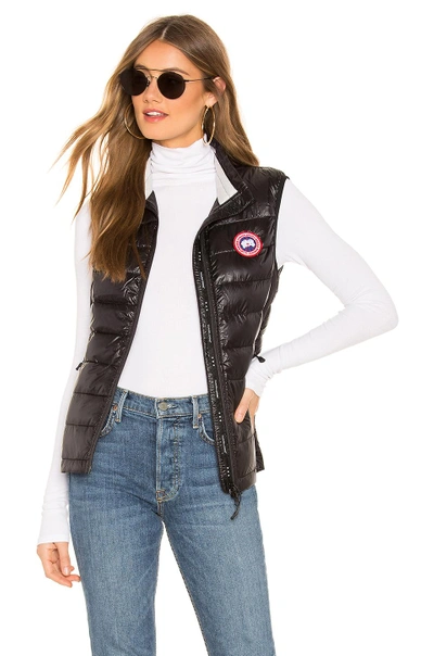 Shop Canada Goose Hybridge Lite Vest In Black