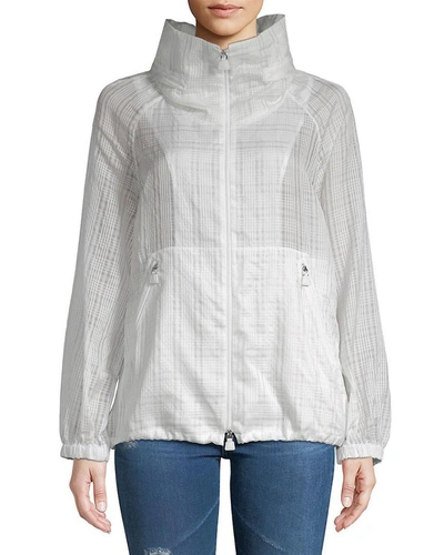 Shop Akris Lightweight Hooded Jacket In Nocolor