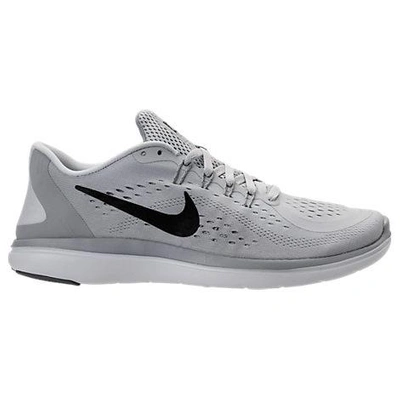 Shop Nike Men's Flex Run 2017 Running Shoes, Grey - Size 9.5