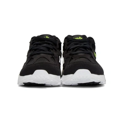 Shop Reebok Classics Black And White Aztrek Sneakers