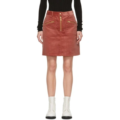 Shop Won Hundred Red Corduroy Erica Miniskirt In 2635 Red