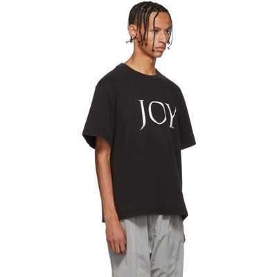 Shop Misbhv Black Joy T-shirt In Washedblk