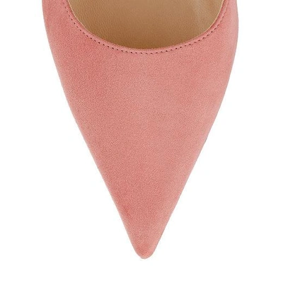 LOVE 85 Rosewood Suede Pointy Toe Pumps