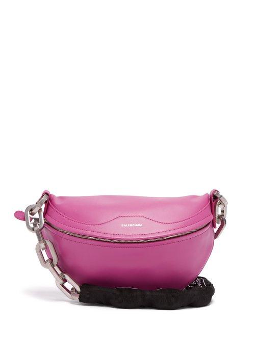 balenciaga pink belt bag online -