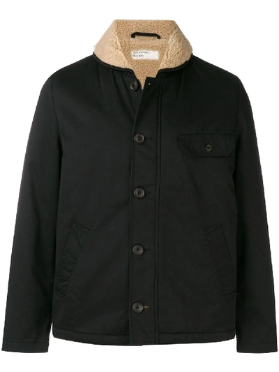 Shop Universal Works Lined Military Jacket In Black