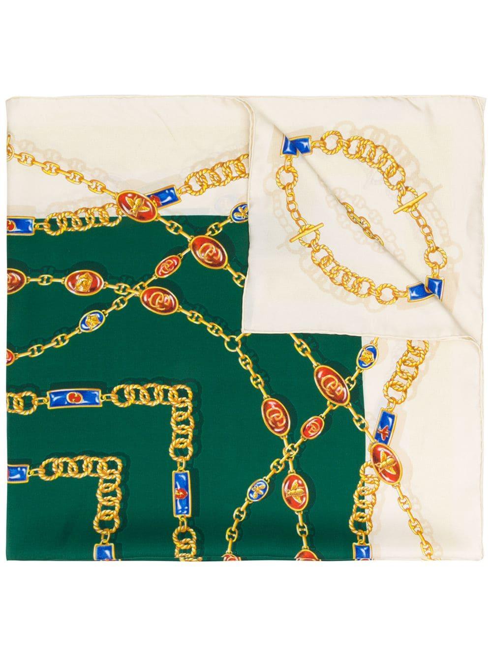 gucci chain scarf