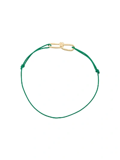 Shop Annelise Michelson Extra Small Wire Cord Bracelet - Green