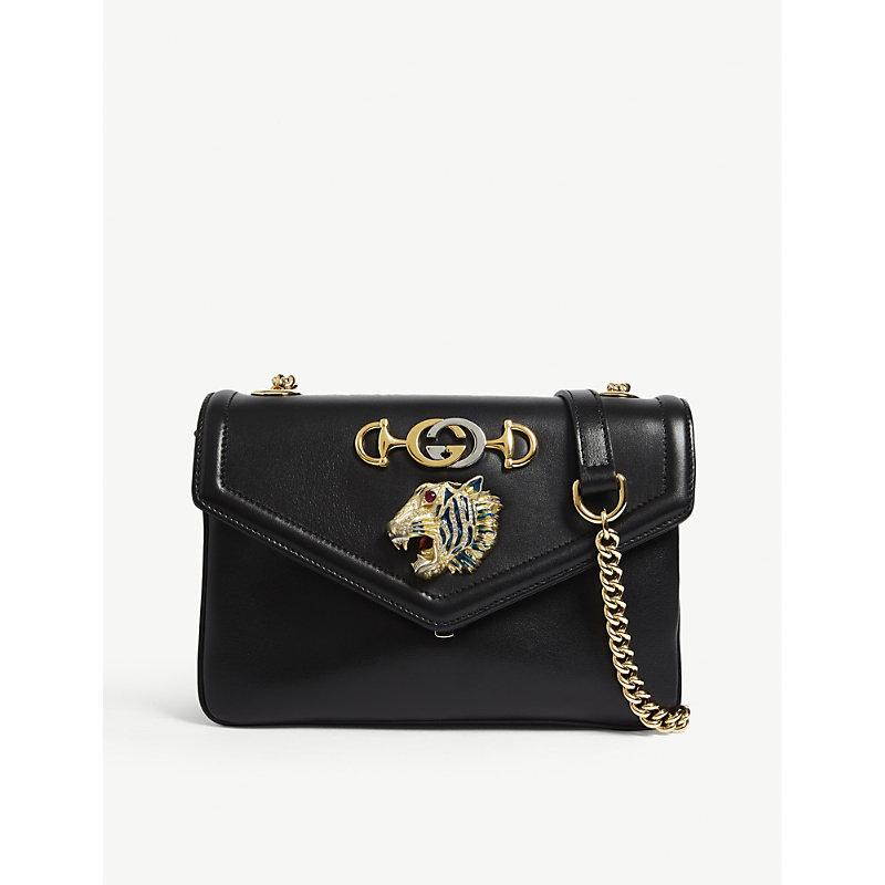 Gucci Linea Tiger Cross-body Bag In 