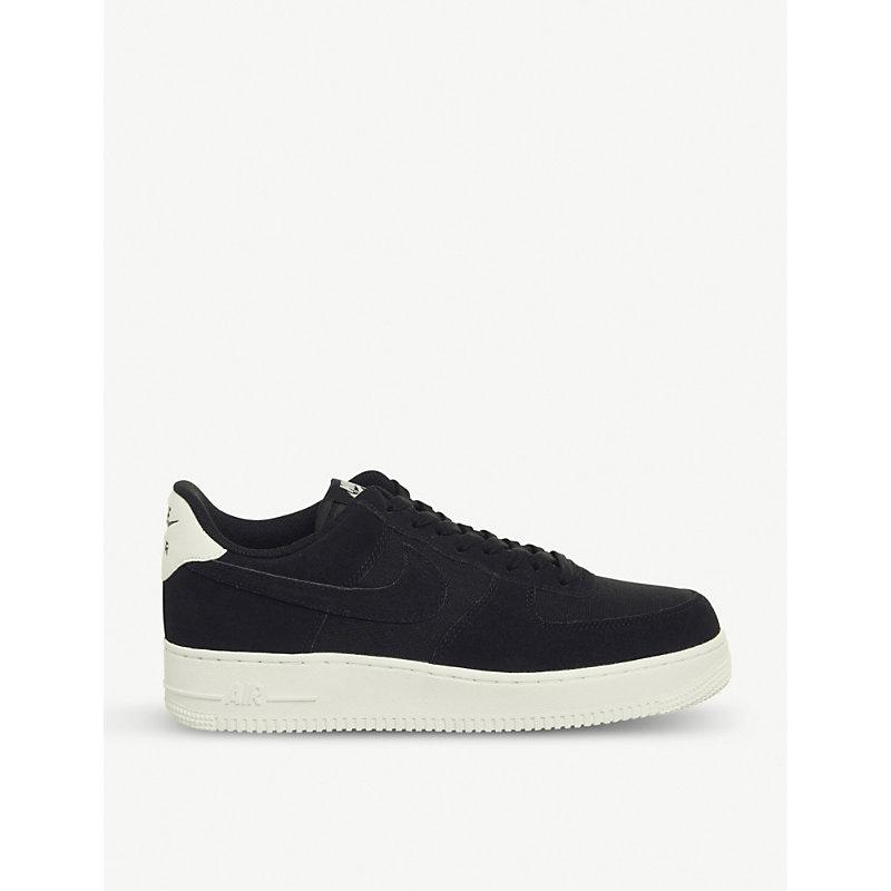 black nike suede trainers