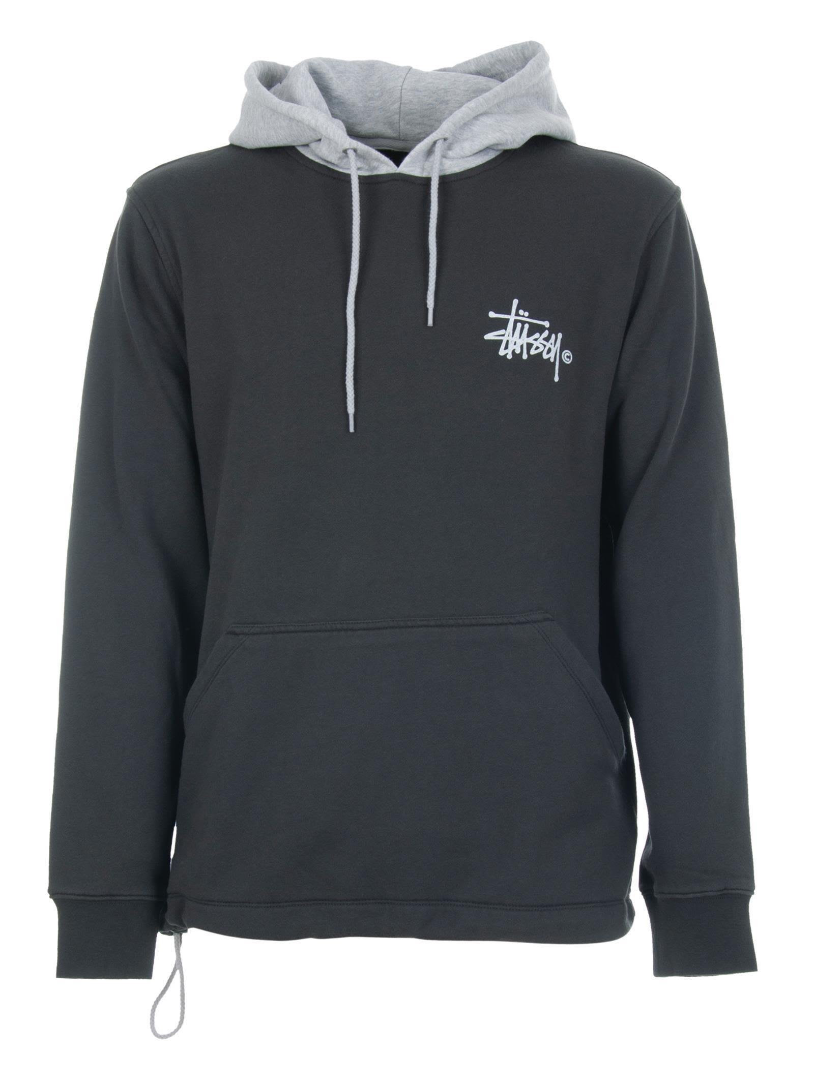 two tone stussy hoodie