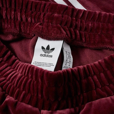 Adidas Originals Adidas Velour Bb Track Pant In Burgundy | ModeSens