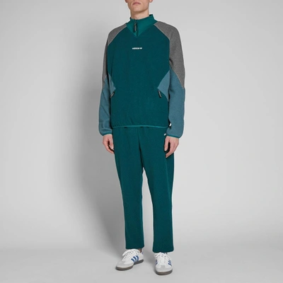 Adidas Originals Adidas Eqt Polar Logo Embroidered Fleece Jacket - Green |  ModeSens