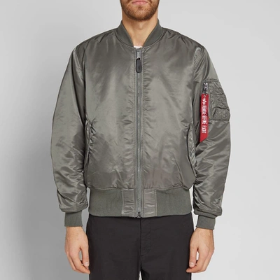 Shop Alpha Industries Classic Ma-1 Jacket In Green