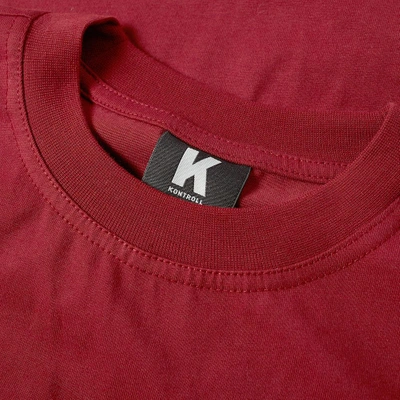 Shop Kappa Kontroll One Sleeve Banda Tee In Red