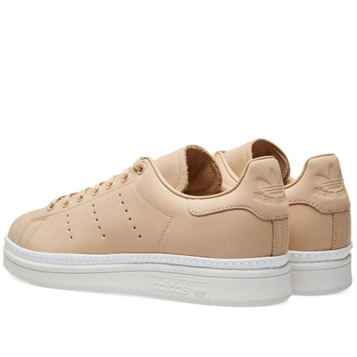 Adidas Originals Stan Smith New Bold Leather Sneakers In Beige | ModeSens