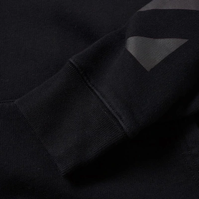 Off-white Diagonal Gradient Oversized Popover Hoody In Black | ModeSens
