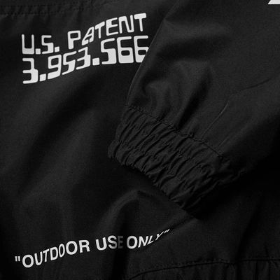 Shop Off-white Gore-tex Asymmetric Pullover Jacket In Black