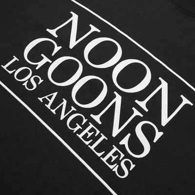 Shop Noon Goons Los Angeles Logo Tee In Black