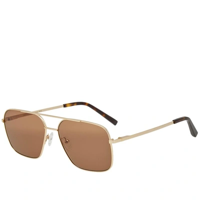 Shop Moscot Shtarker Sunglasses In Brown