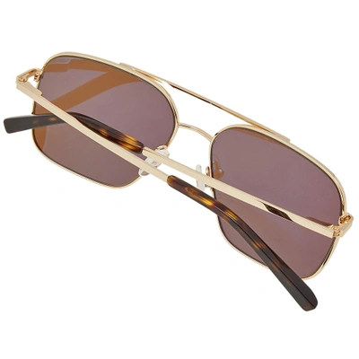 Shop Moscot Shtarker Sunglasses In Brown