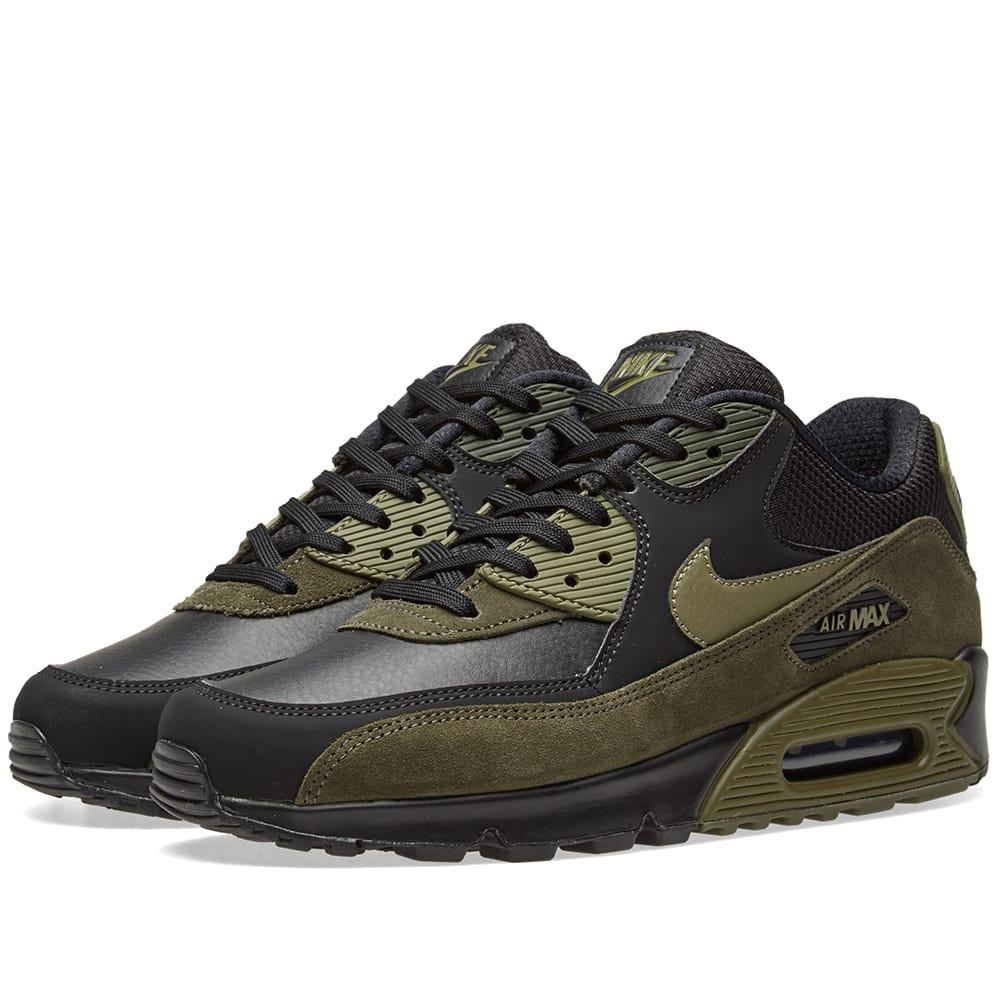 nike air max 90 leather green