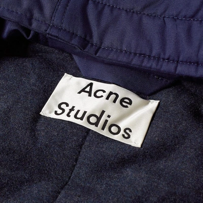 Shop Acne Studios Parka In Blue