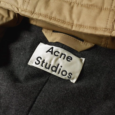 Shop Acne Studios Parka In Brown