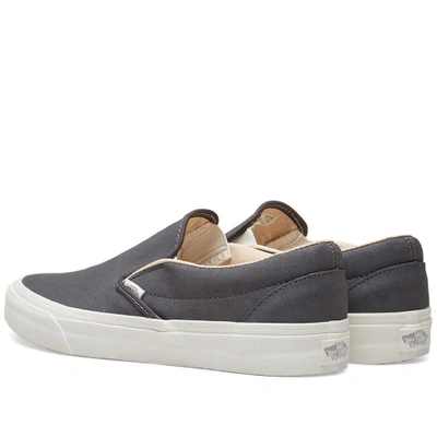 Shop Vans Classic Slip On In Grey