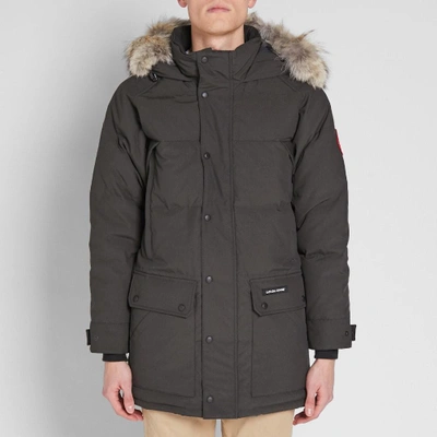 Shop Canada Goose Emory Parka In Grey