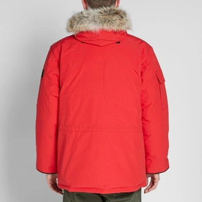Shop Canada Goose Expedition Fusion Parka In Red