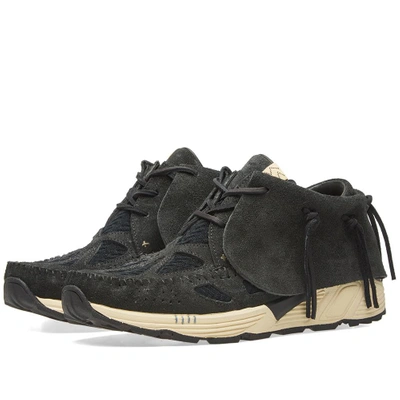 Shop Visvim Fbt Prime Runners In Black