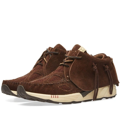 Shop Visvim Fbt Prime Runners In Brown