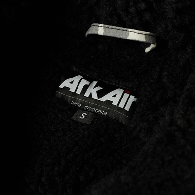 Shop Ark Air Furry Master Print Jacket In Grey