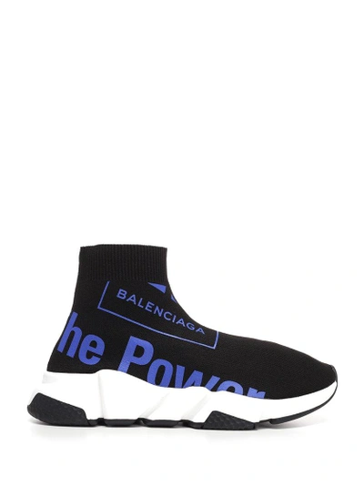 Shop Balenciaga Sock Sneakers In Black